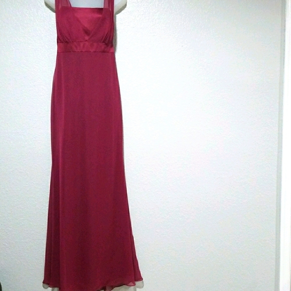 Dessy Collection Dresses & Skirts - Dessy Collection maxi burgandy/ruby dress size 12